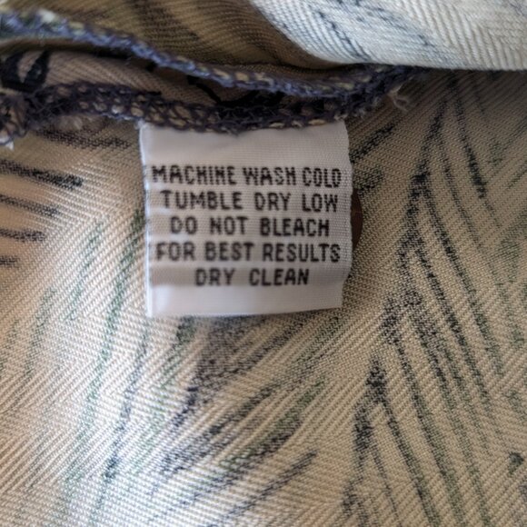 TOMMY BAHAMA Shirt Men's L Multicolor Floral Palm Tree Silk Hawaiian Loop Collar - Picture 12 of 15